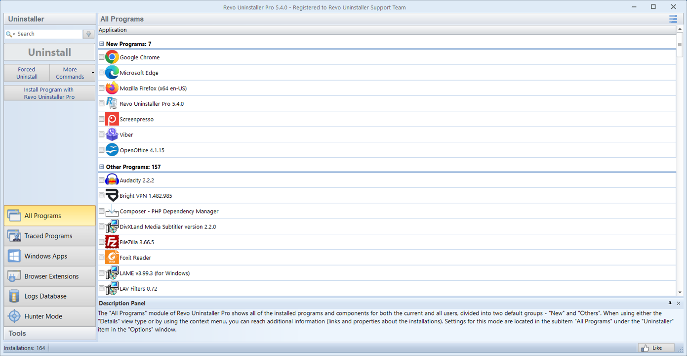 Revo Uninstaller Pro: screenshot 3