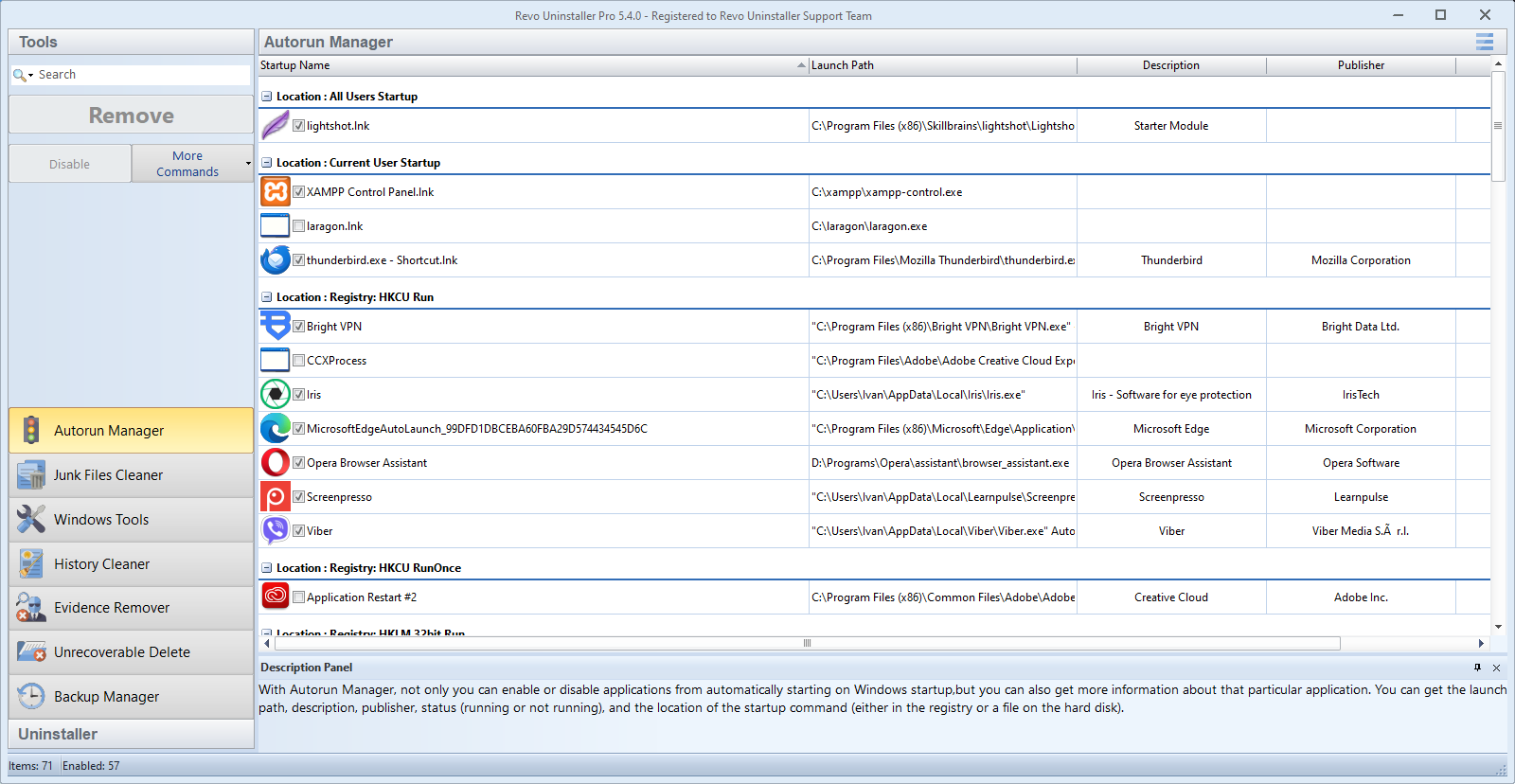 Revo Uninstaller Pro: screenshot 4