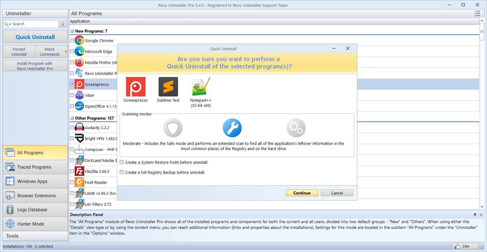 Revo Uninstaller Pro: screenshot 5