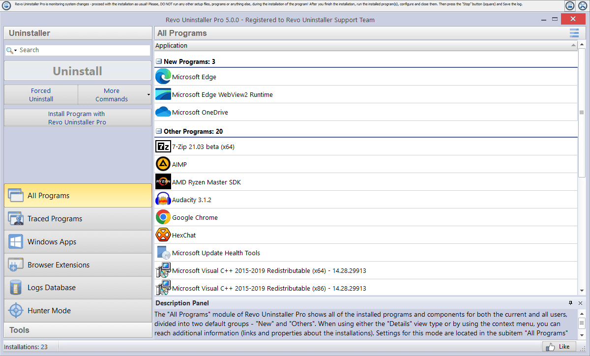 Revo Uninstaller Pro: screenshot 8
