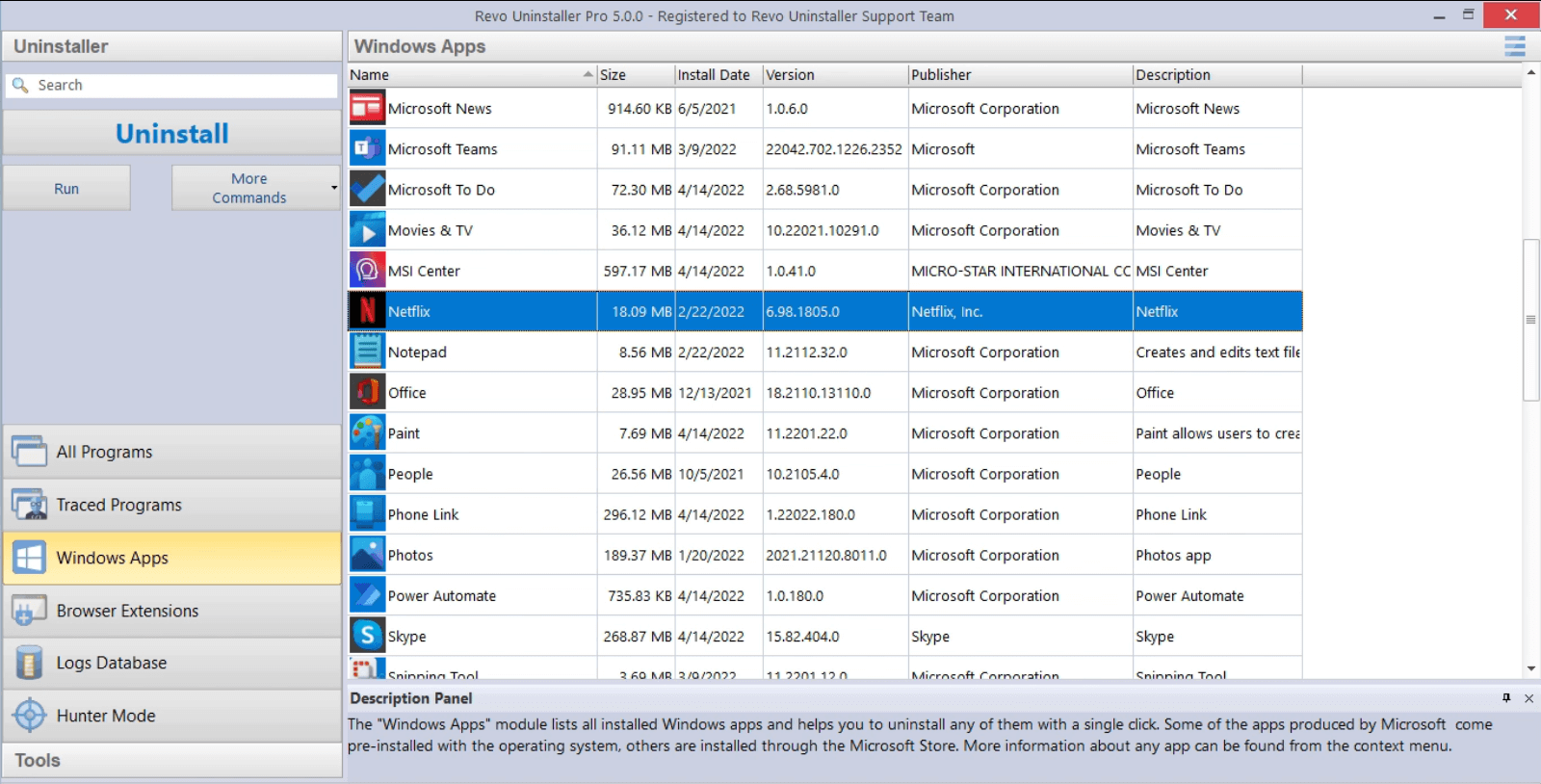 Revo Uninstaller Pro: screenshot 2